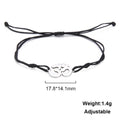 Trendy Stainless Steel Symbol Pendant Bracelet
